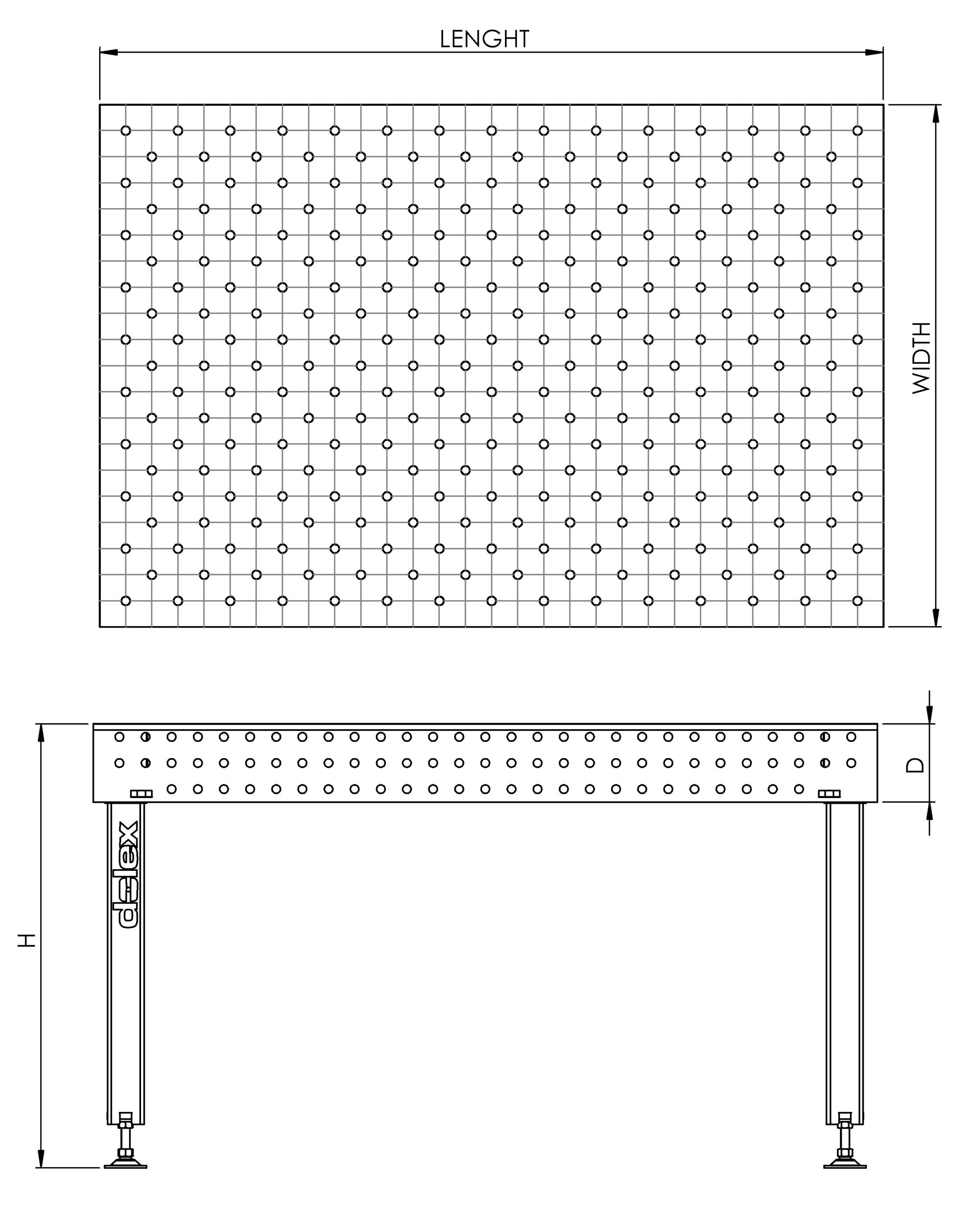 TABLE 1500-1000 - PLAN CATALOGUE ANG